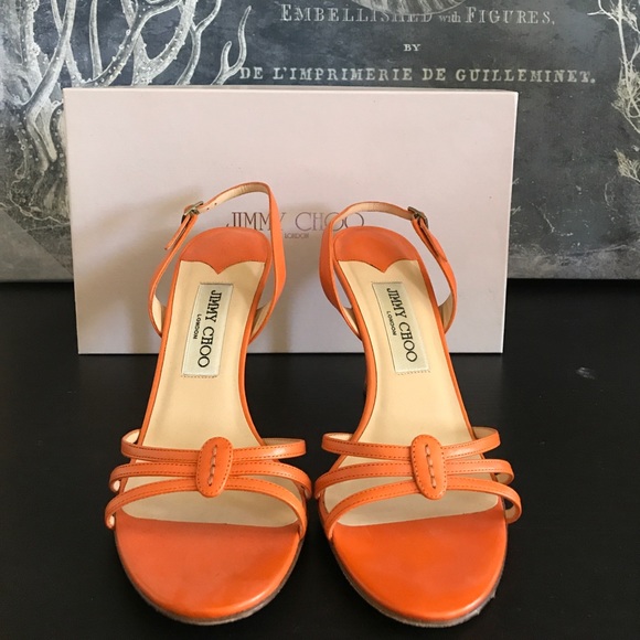 light orange sandals